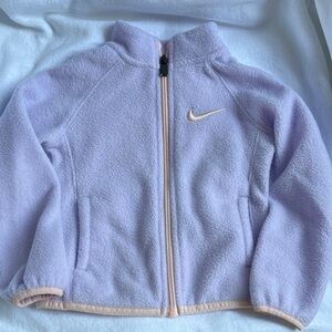 2T Nike Kids Light Purple Fleece Jacket